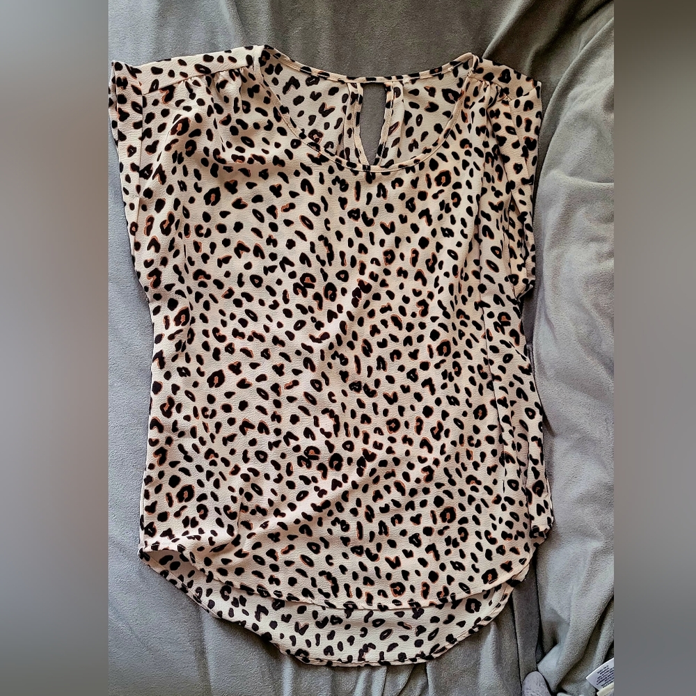 Leopard print blouse